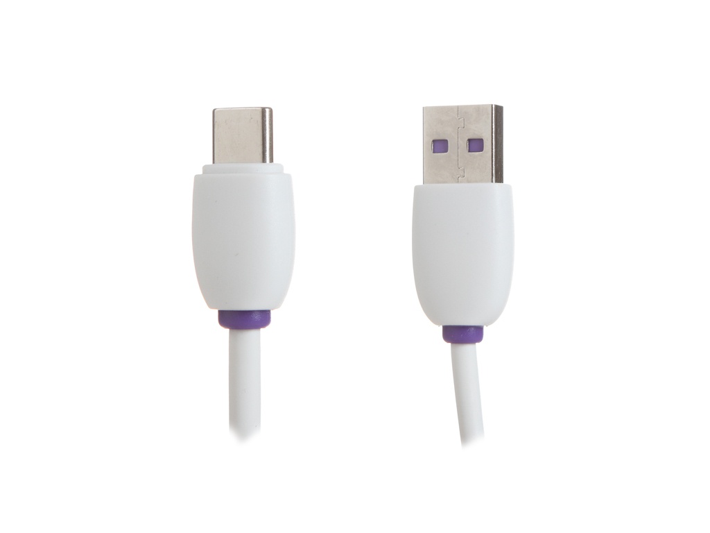 фото Аксессуар Baseus Purple Ring HW Quick Charging USB - Type-C 40W 1m White CATZS-02