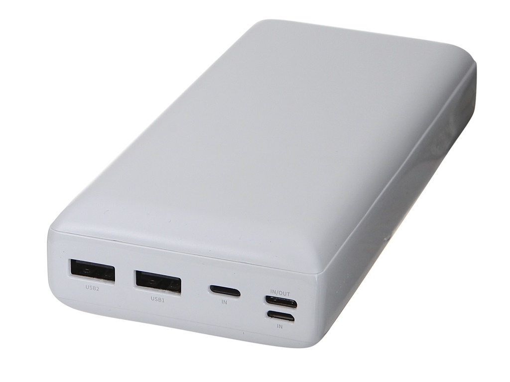 фото Внешний аккумулятор baseus power bank mini ja fast charge 30000mah 3a white ppjan-c02