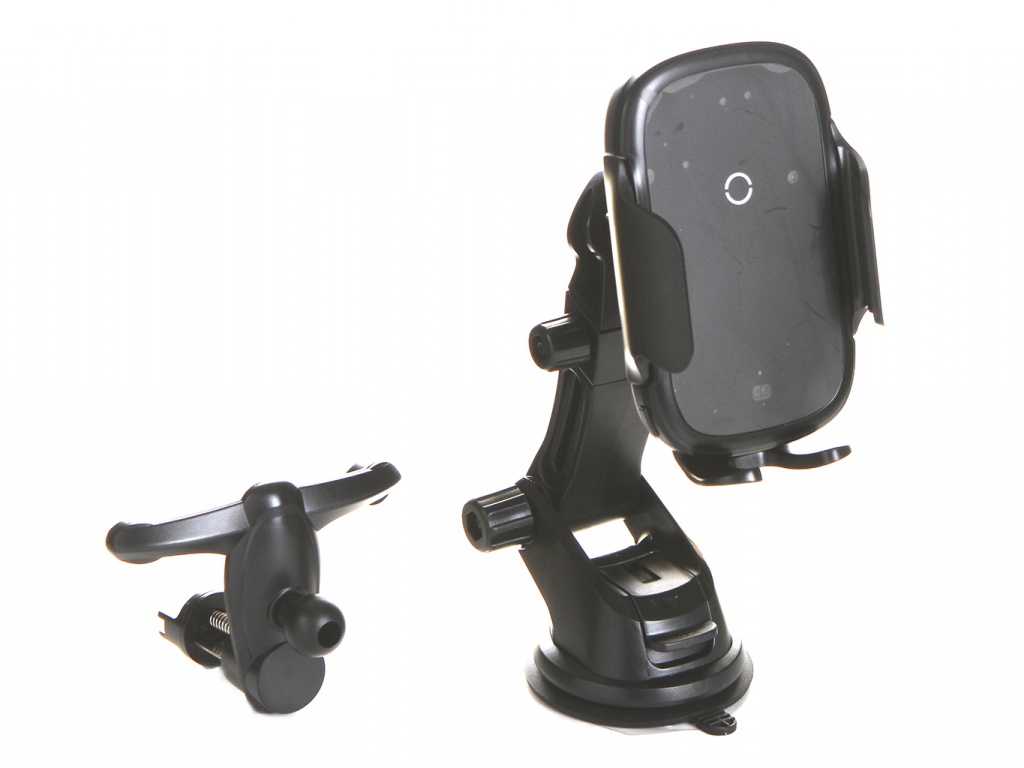 цена Держатель Baseus Light Electric Holder Wireless Charger Black WXHW03-01