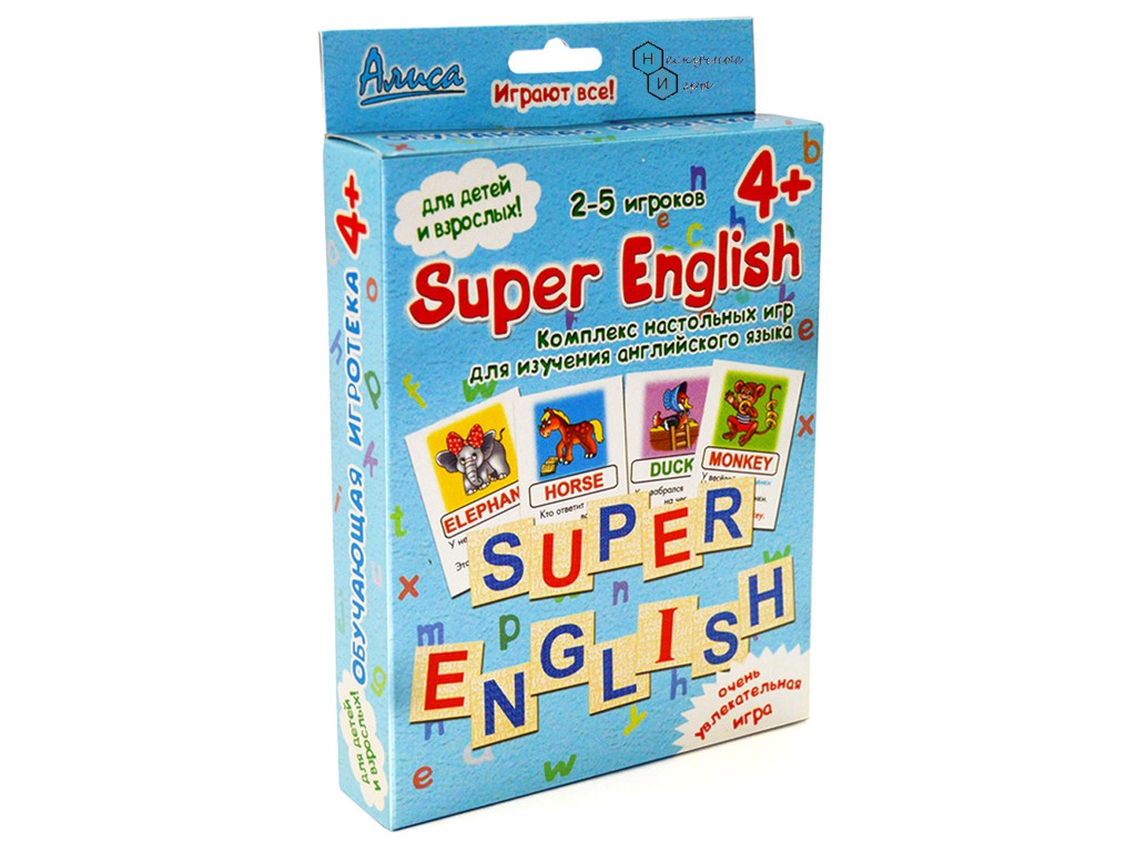 фото Настольная игра Нескучные игры Алиса. Super English