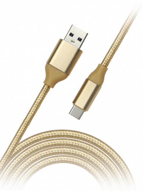 

Аксессуар SmartBuy USB 3.0 - USB Type-C 1.2m Gold iK-3012, iK-3012