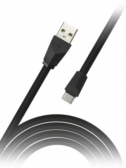 фото Аксессуар SmartBuy USB 2.0 - USB Type-C 1.2m Black iK-3112r