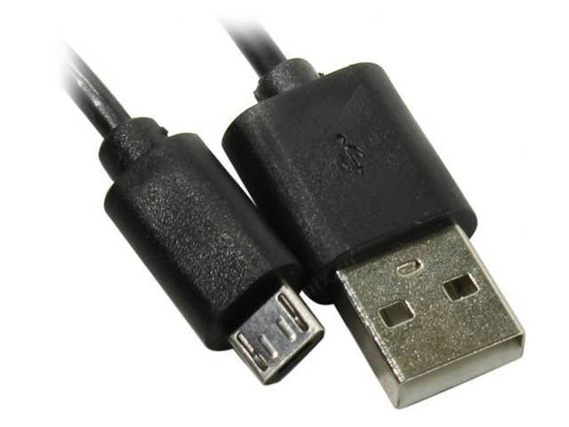 фото Аксессуар SmartBuy USB - microUSB 1.2m Black iK-12c
