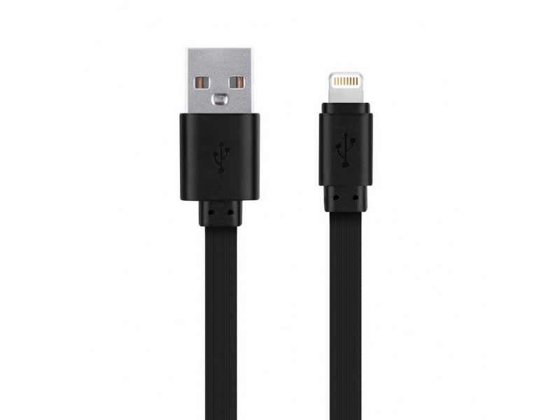 фото Аксессуар SmartBuy USB - Lightning 2.0m 2A Black iK-520r-2