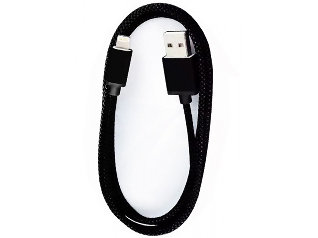 фото Аксессуар SmartBuy USB - Lightning 1.2m Black iK-512met