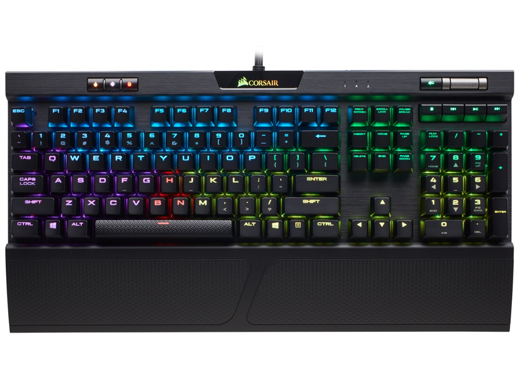

Клавиатура Corsair Gaming K70 RGB MK.2 Cherry MX Blue CH-9109011-RU, CH-9109011-RU