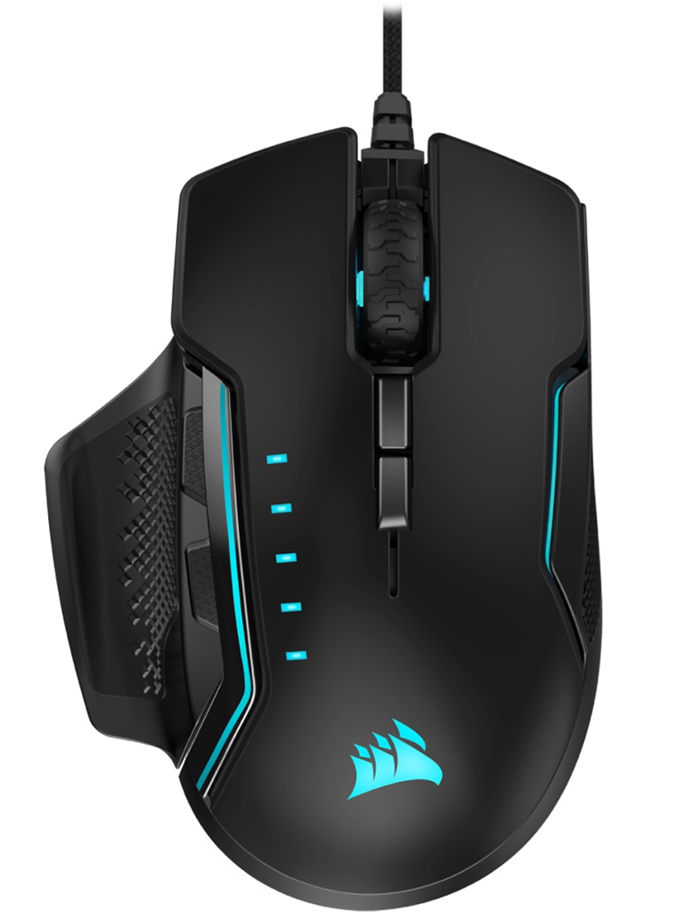 

Мышь Corsair Gaming Glaive RGB PRO Black RGB LED CH-9302211-EU, CH-9302211-EU