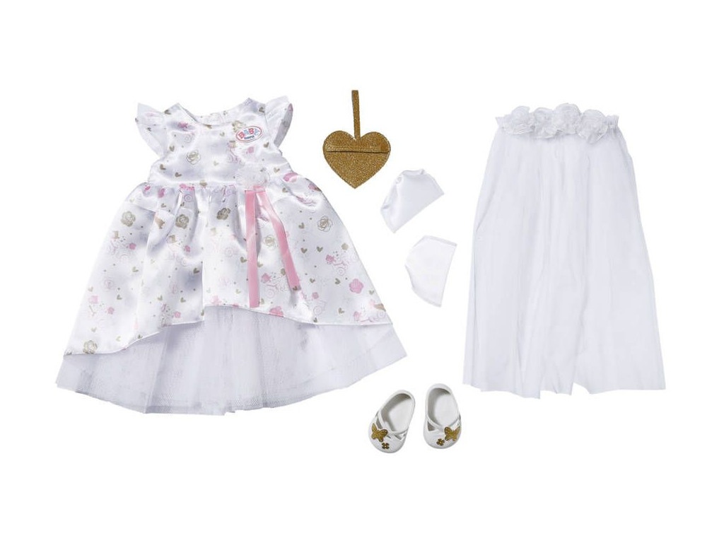 

Одежда для куклы Zapf Creation Baby Born Одежда для невесты Делюкс 827-161, 827-161