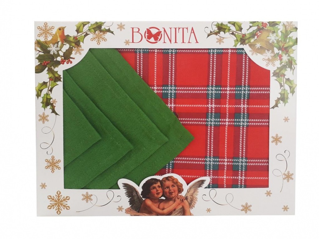 фото Подарочный столовый набор Bonita Рождественская звезда 11010818984