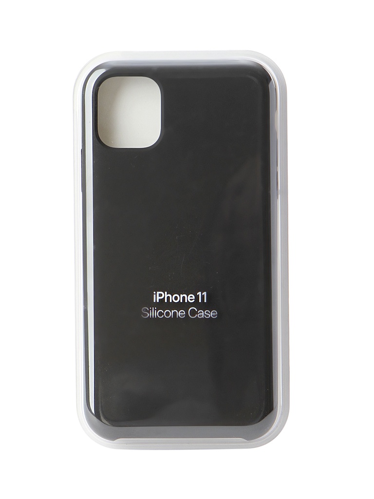 

Чехол для APPLE iPhone 11 Silicone Case Black MWVU2ZM/A, MWVU2ZM/A