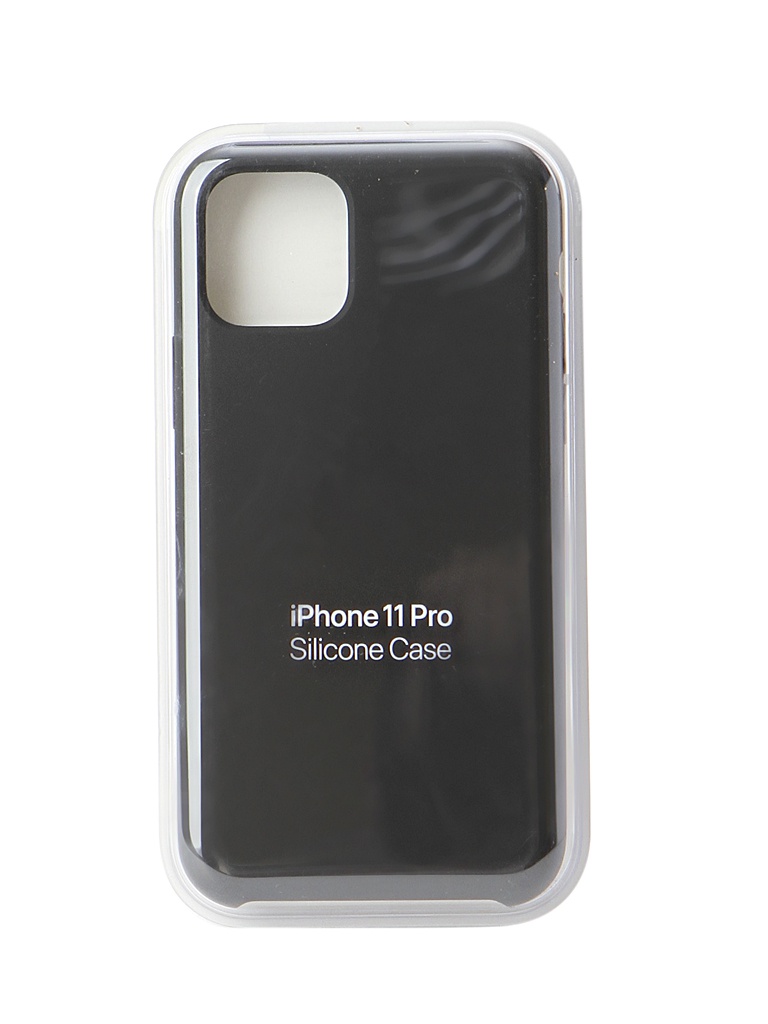 фото Чехол для apple iphone 11 pro silicone case black mwyn2zm/a