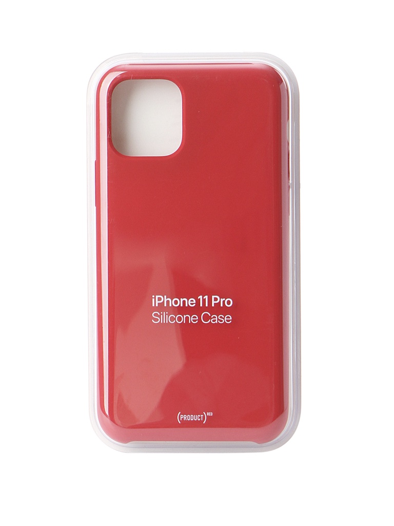 фото Чехол для apple iphone 11 pro silicone case red mwyh2zm/a