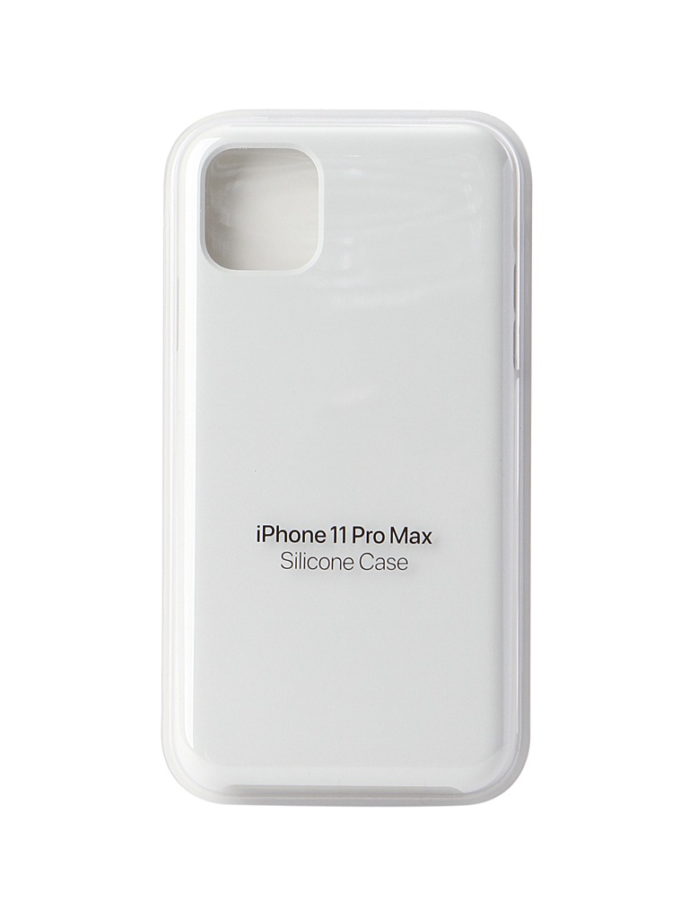 фото Чехол для apple iphone 11 pro max silicone case white mwyx2zm/a