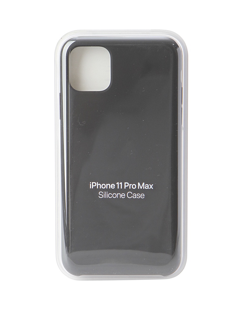 

Аксессуар Чехол для APPLE iPhone 11 Pro Max Silicone Case Black MX002ZM/A, MX002ZM/A