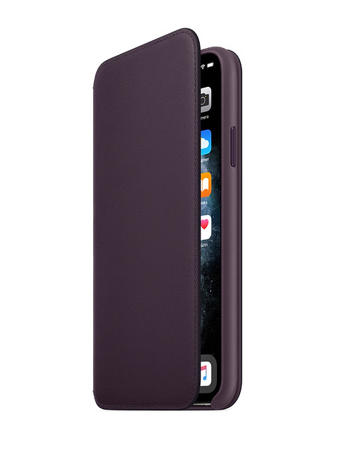 

Аксессуар Чехол для APPLE iPhone 11 Pro Max Leather Folio Aubergine MX092ZM/A, MX092ZM/A