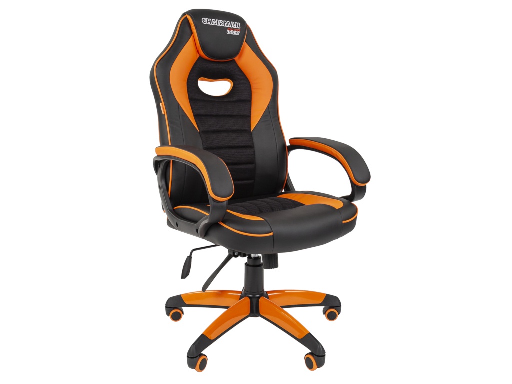 фото Компьютерное кресло chairman game 16 игровое black-orange