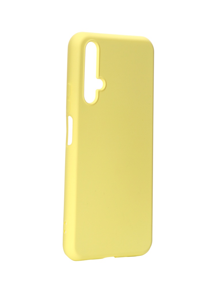 фото Чехол df для honor 20 silicone yellow hworiginal-01 df-group