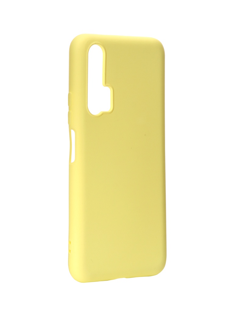 фото Чехол df для honor 20 pro silicone yellow hworiginal-02 df-group