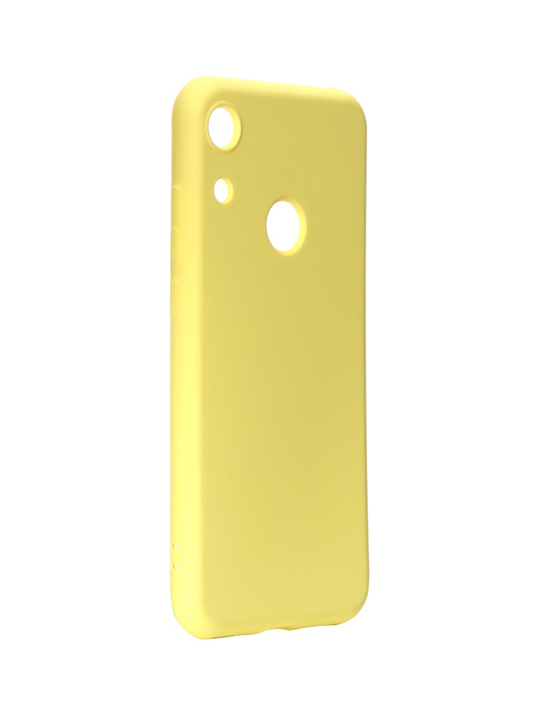 фото Чехол df для honor 8a/8a pro silicone yellow hworiginal-03 df-group