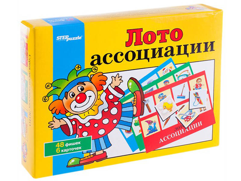 

Настольная игра Step Puzzle Лото. Ассоциации 80302, 80302