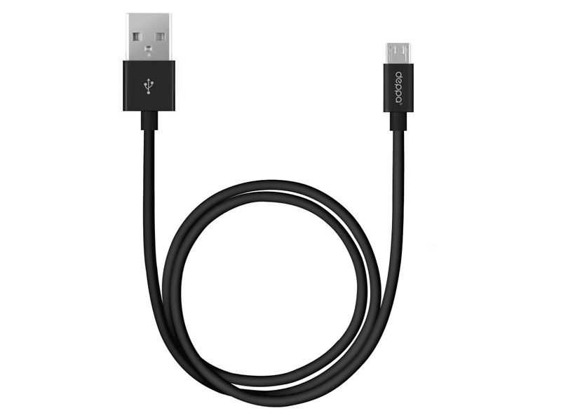 фото Аксессуар Deppa USB - microUSB 3m Black DEP-72229