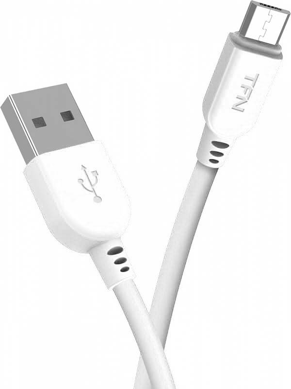 фото Аксессуар TFN PVC USB - microUSB 1m White TFN-CMIC1MPVCWH