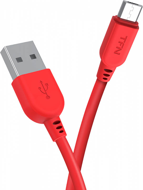 фото Аксессуар TFN PVC USB - microUSB 1m Red TFN-CMIC1MPVCRD