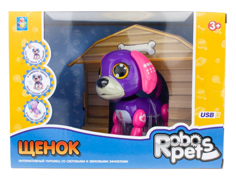 

Игрушка 1Toy Робо-щенок Violet Т16799, Т16799