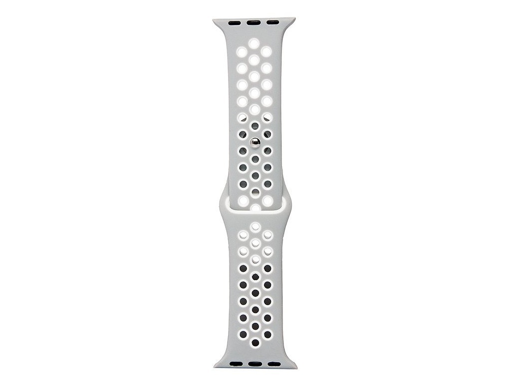 

Аксессуар Ремешок Activ для APPLE Watch 42/44mm Sport N S Grey-White 107235, 107235