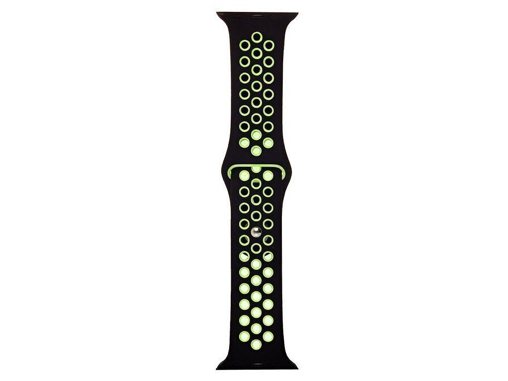 

Аксессуар Ремешок Activ для APPLE Watch 38/40mm Sport N S Black-Green 107197, 107197