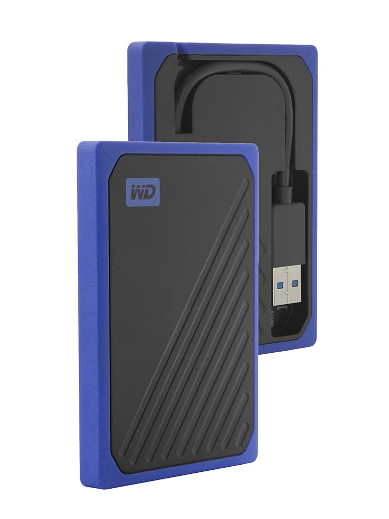 фото Жесткий диск Western Digital WD SSD My Passport Go 1Tb Blue WDBMCG0010BBT-WESN