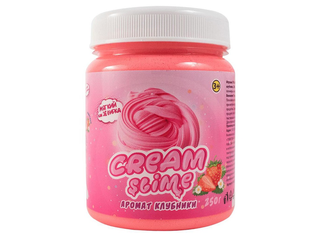 

Слайм Slime Cream-Slime 250гр с ароматом клубники SF02-S, Cream-Slime SF02-S