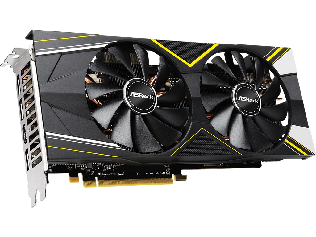 

Видеокарта ASRock Radeon RX 5700 XT 1650MHz PCI-E 4.0 8192MB 14000MHz 256 bit 3xDisplayPort HDMI HDCP Challenger D OC, RX 5700 XT 8GB RX5700XTCLD8GO