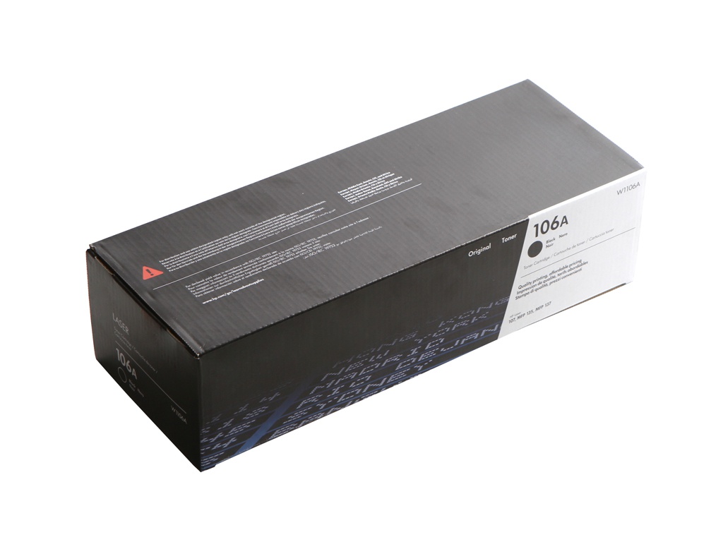 Картридж HP 106A W1106A Black для Laser 107a/107r/107w/135a/135r/135w/137fnw цена и фото