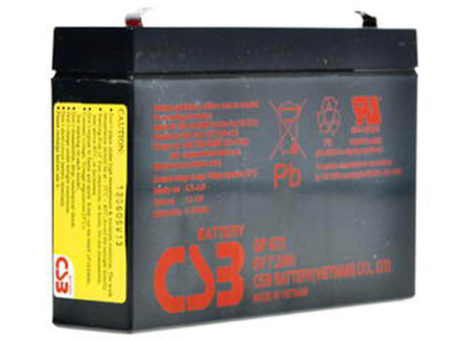 Аккумулятор для ИБП CSB GP-672 6V 7.2Ah клеммы F1