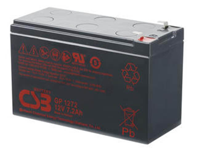 Аккумулятор для ИБП CSB GP-1272 12V 7.2Ah клеммы F2 аккумулятор для ибп csb gp 672 6v 7 2ah клеммы f1