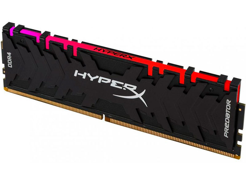 

Модуль памяти Kingston XMP HyperX Predator RGB DDR4 DIMM 3000MHz PC4-24000 CL15 - 8Gb HX430C15PB3A/8, HX430C15PB3A/8