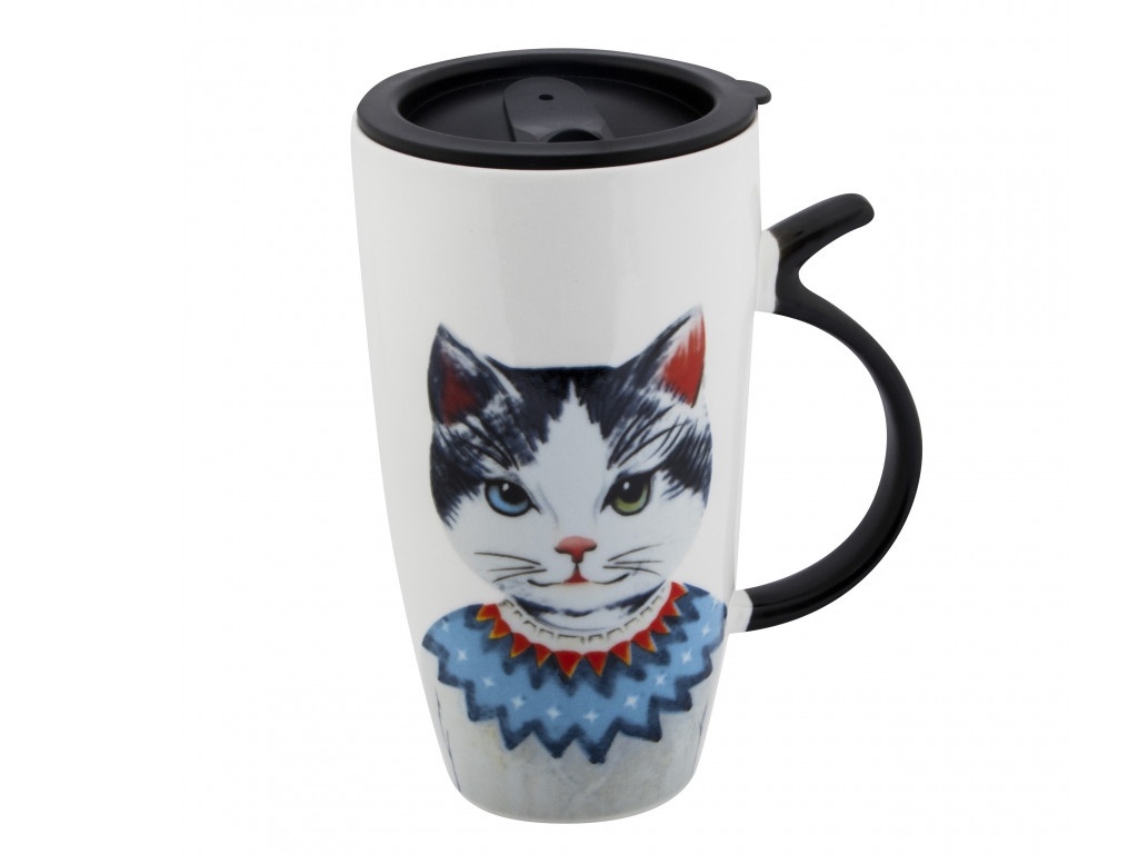 

Кружка Эврика Кот модник №7 99492, Кот модник №7