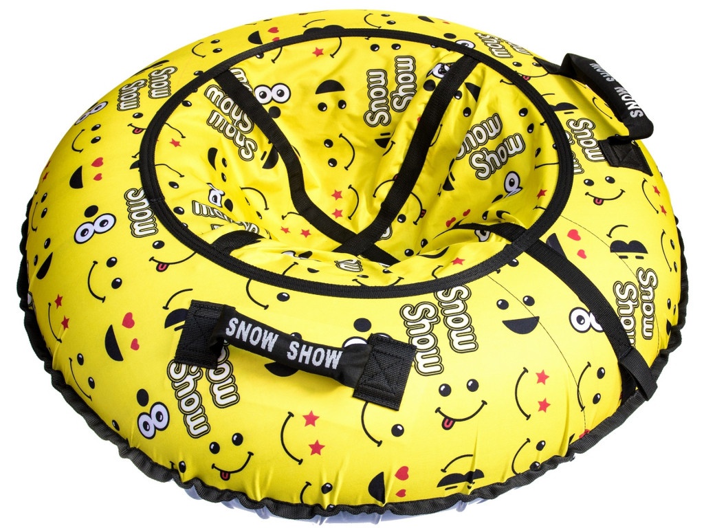 

Тюбинг RT Смайлики 118cm Yellow + автокамера, Смайлики