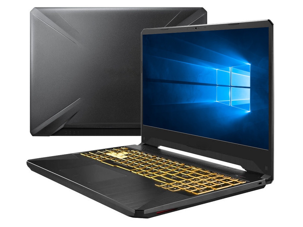 

Ноутбук ASUS TUF FX505DT-AL071T Black 90NR02D1-M07150 (AMD Ryzen 7 3750H 2.3 GHz/8192Mb/512Gb SSD/nVidia GeForce GTX 1650 4096Mb/Wi-Fi/Bluetooth/Cam/15.6/1920x1080/Windows 10 Home 64-bit), FX505DT-AL071T