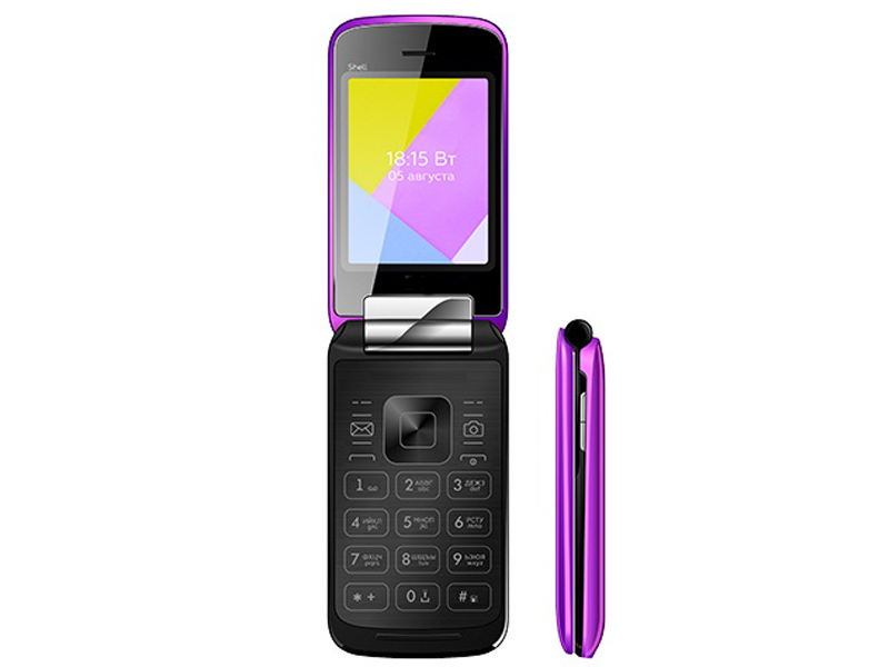 

Сотовый телефон BQ 2816 Shell Mirror Purple, 2816