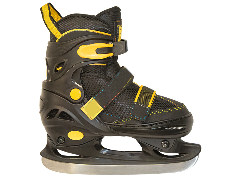 фото Коньки Tech Team Cubo Boy 2020 р.35-38 Black-Yellow