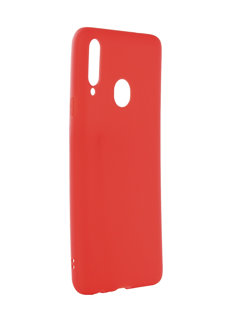 фото Чехол zibelino для samsung galaxy a20s a207 2019 soft matte red zsm-sam-a20s-red