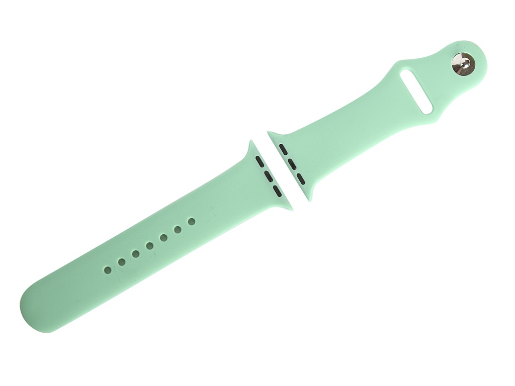 фото Аксессуар Ремешок Gurdini Sport Silicone для APPLE Watch 42mm/44mm Spearmint 910751