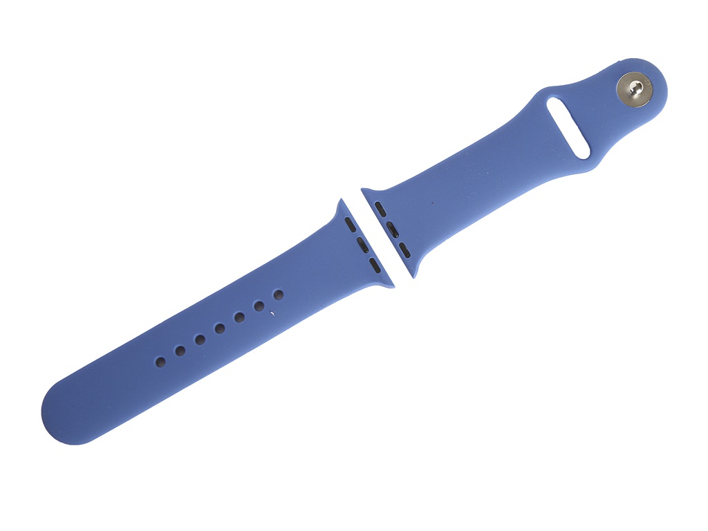 фото Аксессуар Ремешок Gurdini Sport Silicone для APPLE Watch 38mm/40mm Delft Blue 910754