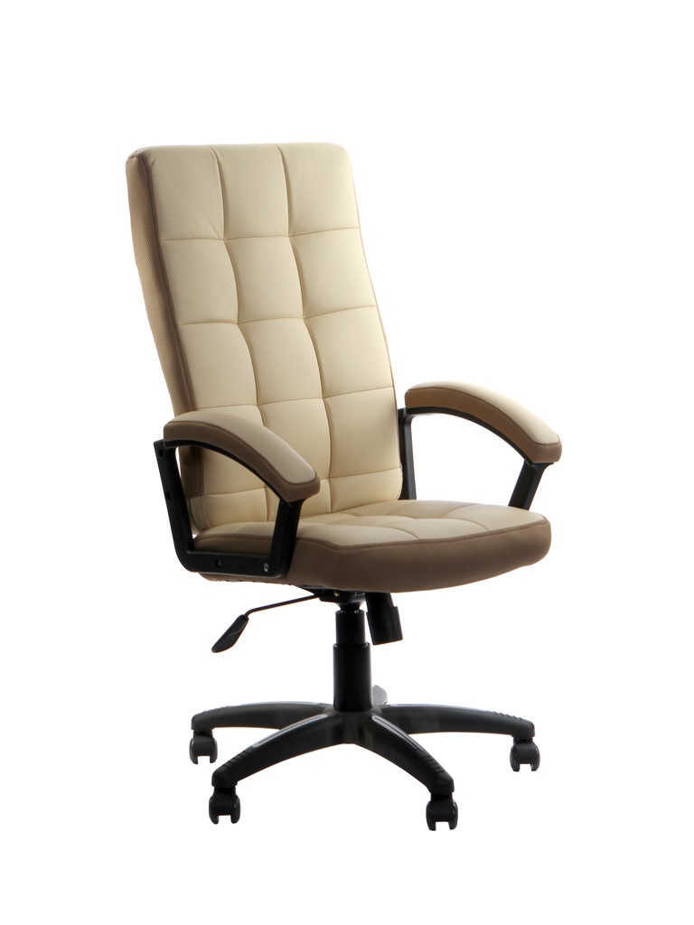 фото Компьютерное кресло TetChair Trendy искусственная кожа, ткань Beige-Bronze 12020