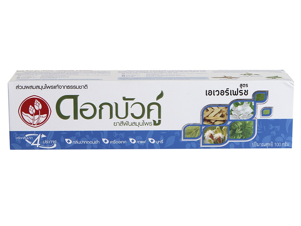 фото Зубная паста Twin Lotus Herbal Fresh & Cool 100гр 0143