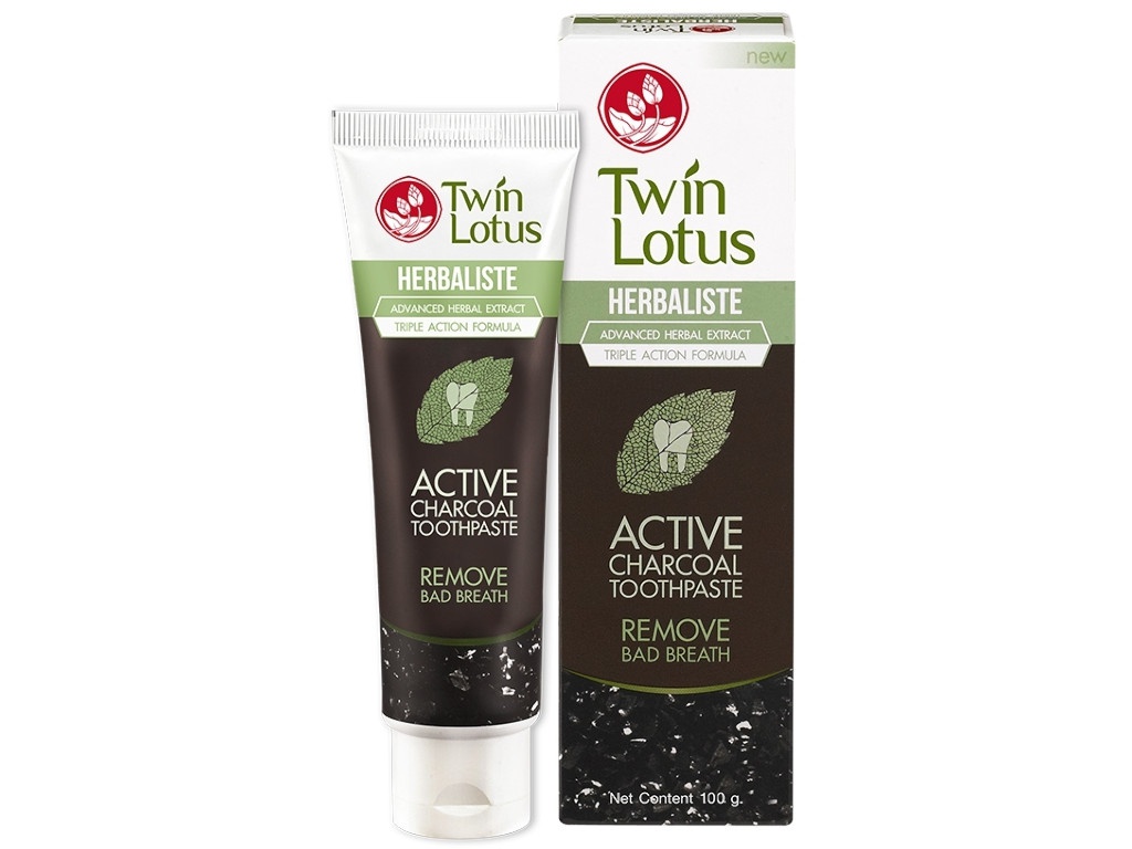 фото Зубная паста Twin Lotus Active Charcoal 100гр 0050