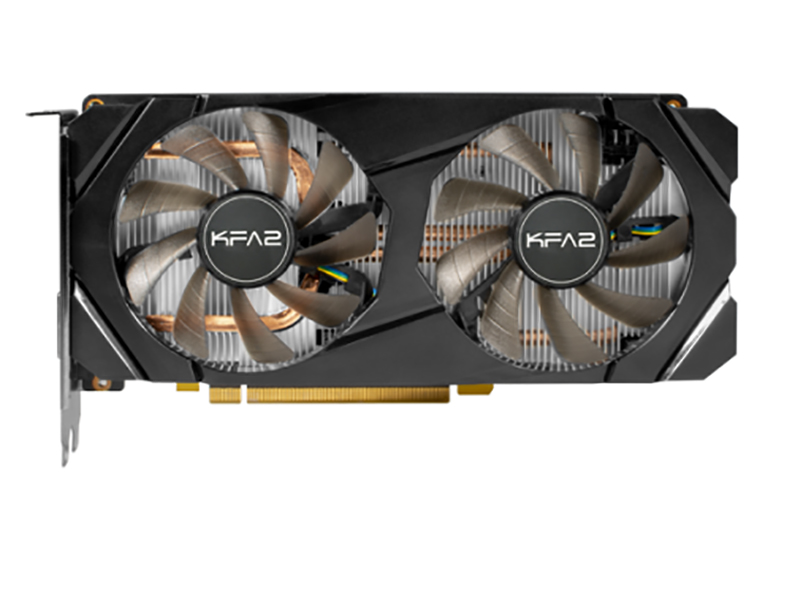 фото Видеокарта kfa2 geforce gtx 1660 super 1-click oc 1800mhz pci-e 3.0 6144mb 14000mhz 192 bit dp dvi hdmi hdcp 60srl7dsy91k