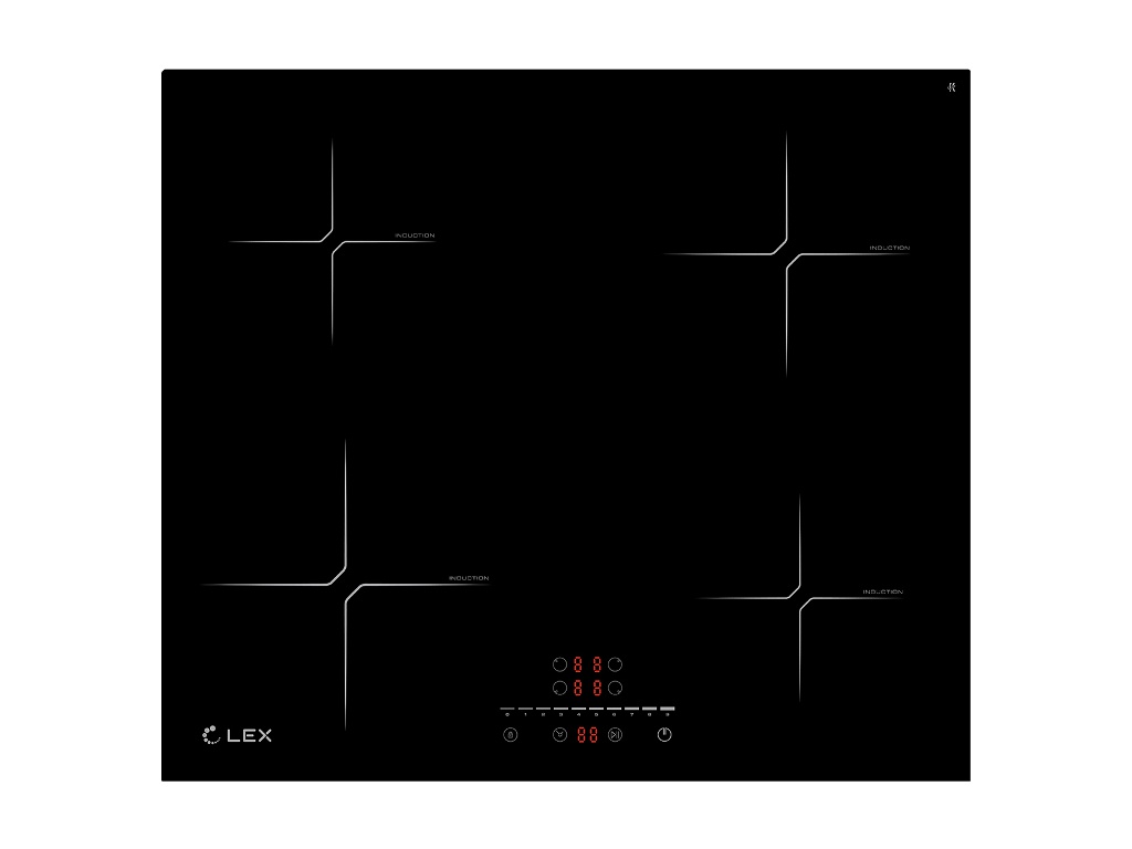 Варочная панель Lex EVI 640-2 BL Black